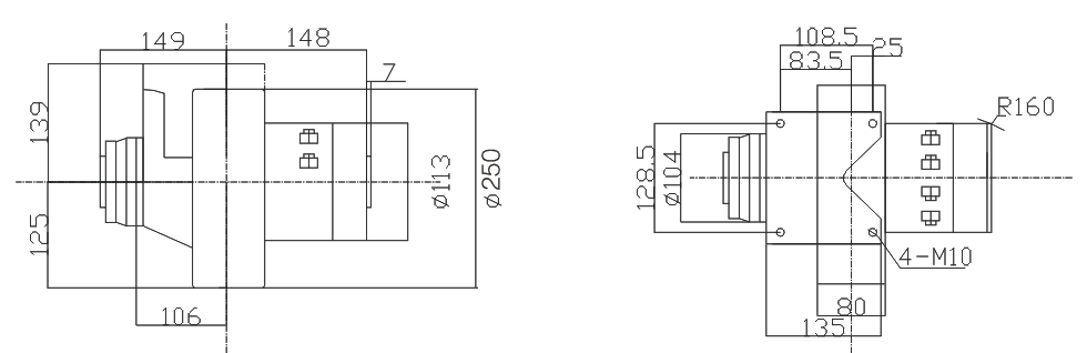 KAD75-DC0.75KW直流电动叉车驱动轮