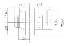 KAD75-DCY永磁有刷电动叉车驱动轮价格