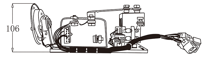 KAYOND3207直流电机叉车控制器